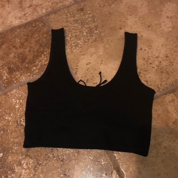 Black topshop crop top - Picture 3 of 3